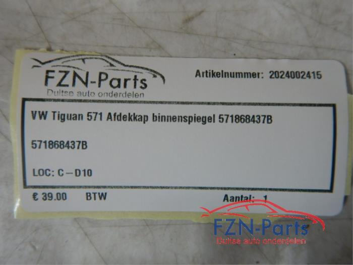 VW Tiguan 571 Afdekkap Binnenspiegel