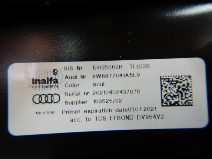 Audi A5 F5 8W6 Coupe Panoramdak Pano Glas