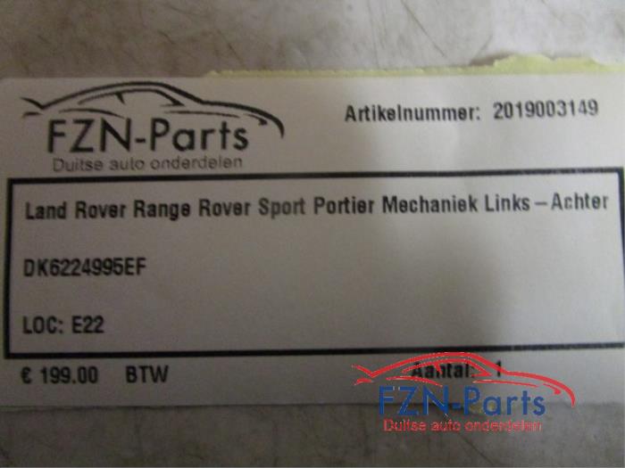 Land Rover Range Rover Sport Portier Mechaniek Links-Achter