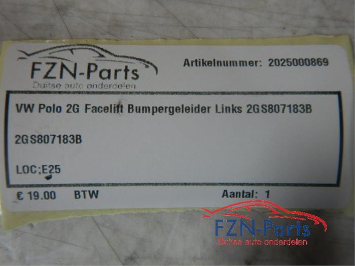 Bumpersteun links-voor Volkswagen Polo (22740036)