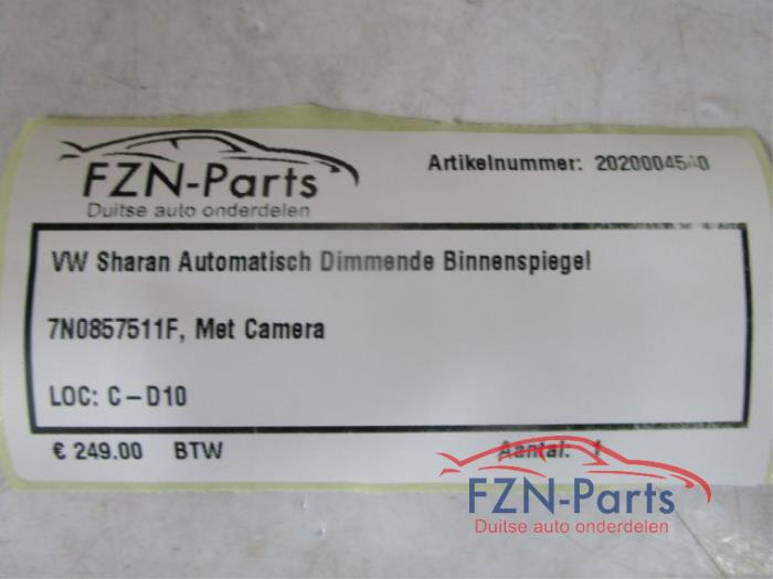 Binnenspiegel Volkswagen Sharan (22726574)