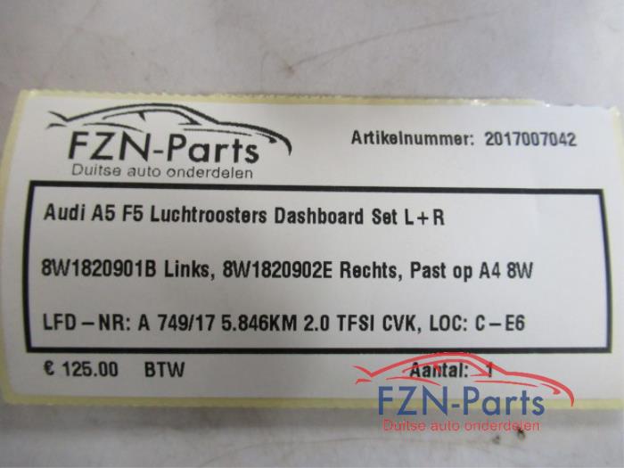 Luchtrooster Dashboard Audi A5 (22735986)