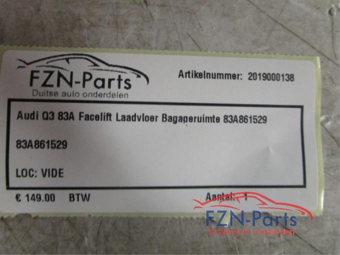 Vloerplaat bagageruimte Audi Q3 (22744200)