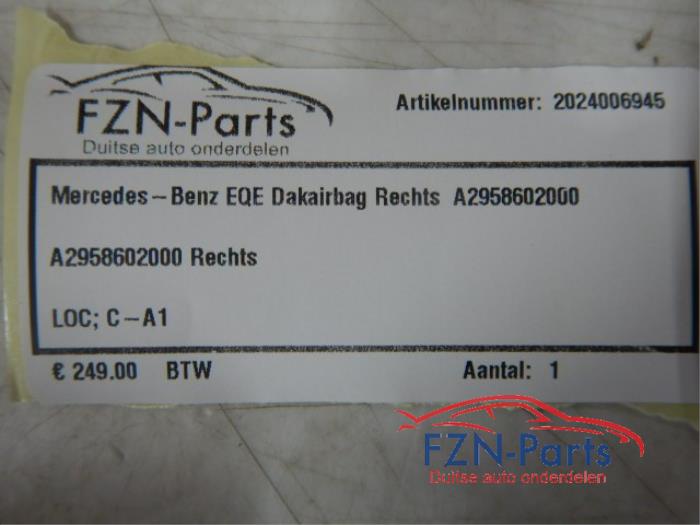 Airbag hemel rechts Mercedes Diversen (22730402)