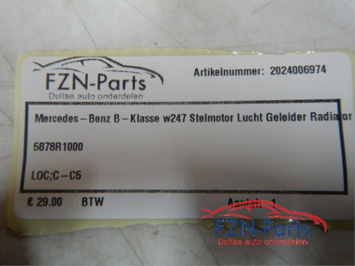 Luchtgeleider Mercedes B-Klasse (22735703)