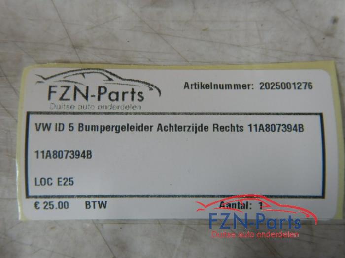 VW ID5 Bumpergeleider Achterzijde Rechts