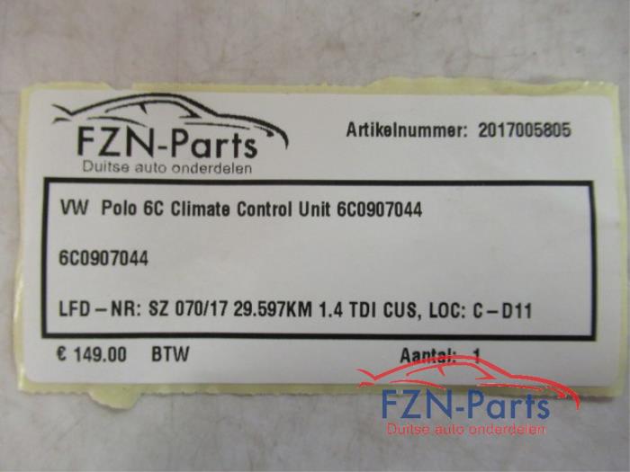 Climatronic Paneel Volkswagen Polo (22739914)