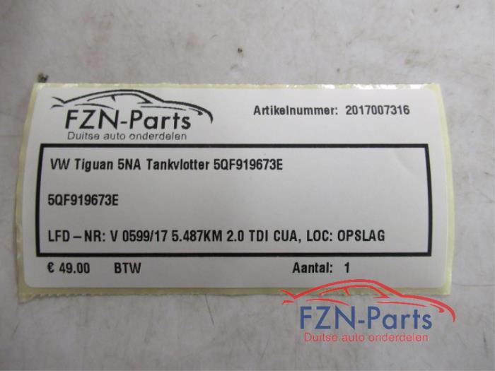 Tankvlotter Volkswagen Tiguan (22741582)