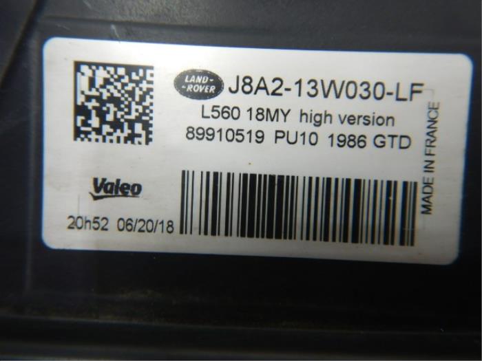 Range Rover Velar Volled Laser Koplamp Links