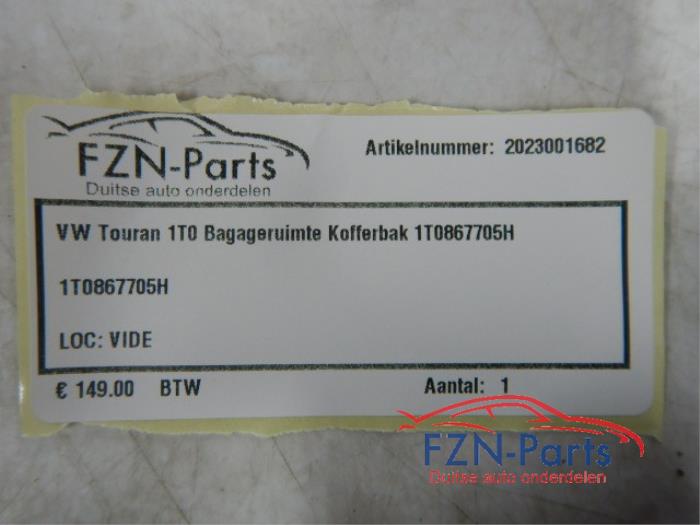 VW Touran 1T Bagageruimte Kofferbak