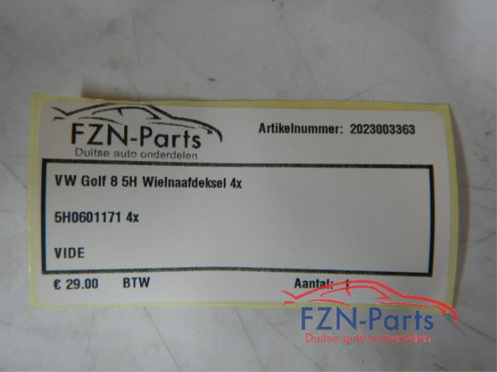 VW Golf 8 5H Wielnaafdeksel 4x