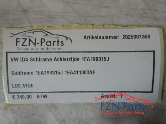 VW ID4 Subframe Achterzijde met Stabillisatorstang
