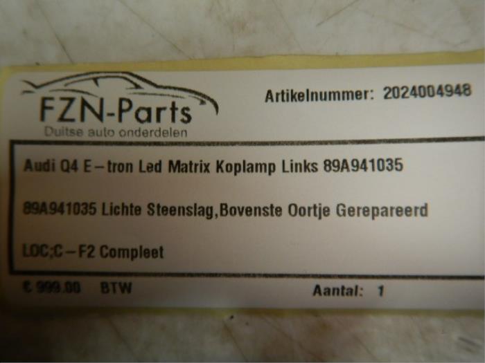Audi Q4 E-Tron LED Matrix Koplamp Links