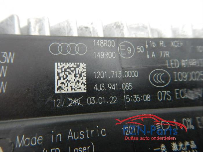 Audi E-Tron GT Laser Led Links Koplamp