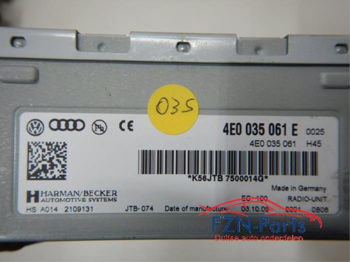 Audi A8 4H Radio Receiver Tuner