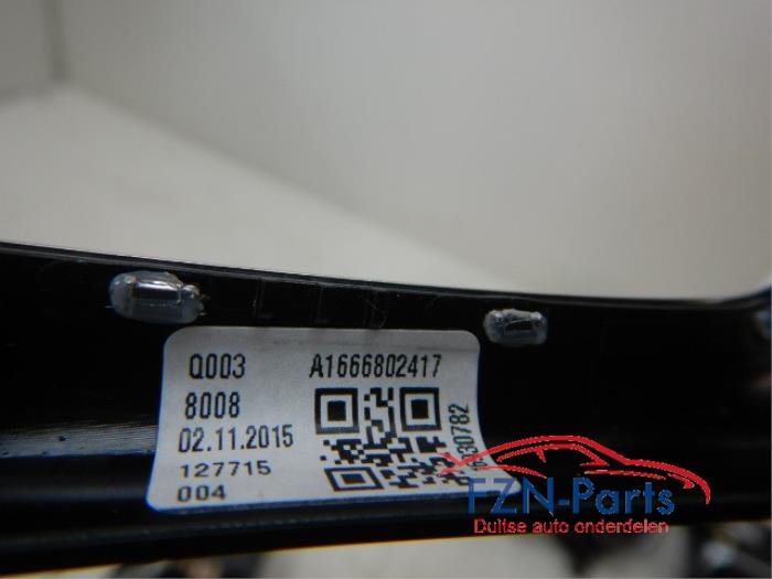 Mercedes-Benz GLE-Klasse W166 Inlegset Dashboard Luchtroosters Zwart