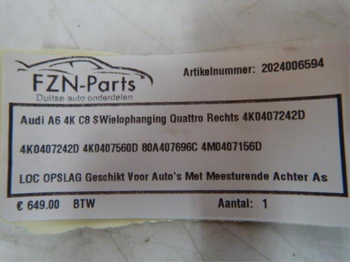 Wielophanging rechts-voor Audi A6 (22743927)