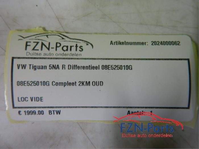 VW Tiguan 5NA R Differentieel