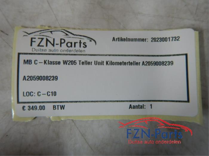 Mercedes-Benz C-Klasse W205 Kilometerteller