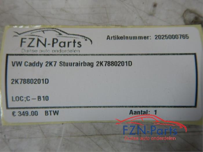 VW Caddy 2K7 Stuurairbag