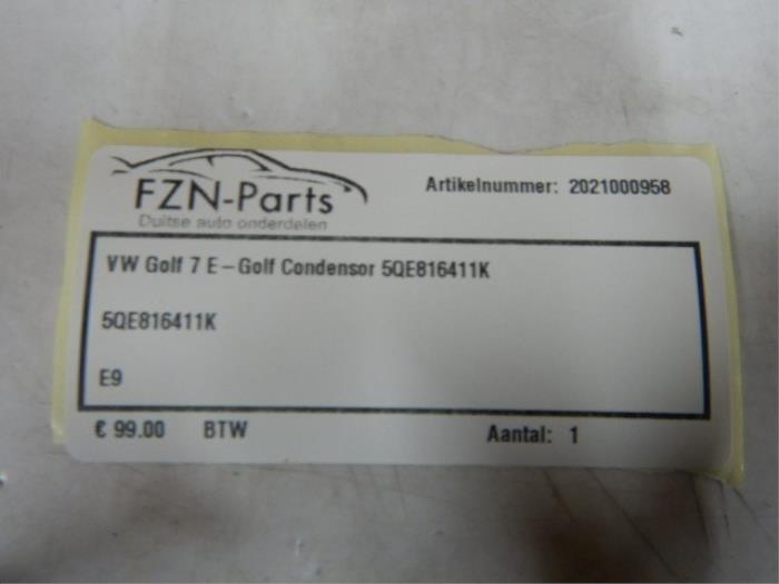 Airco Condensor Volkswagen Golf (22745095)