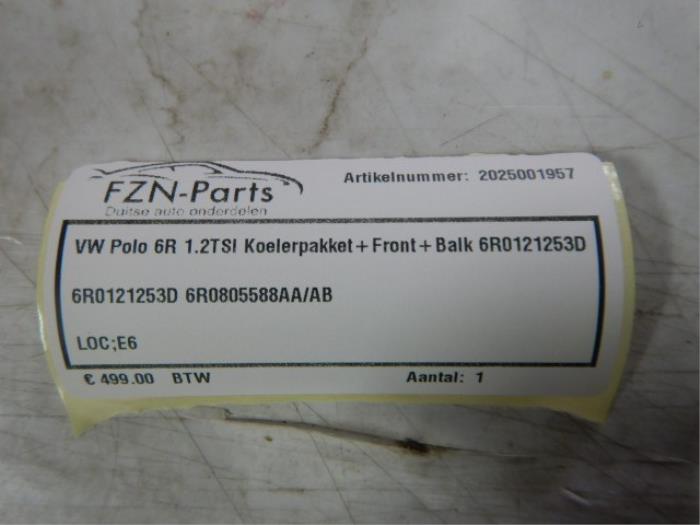 Koelerset Volkswagen Polo (22726805)