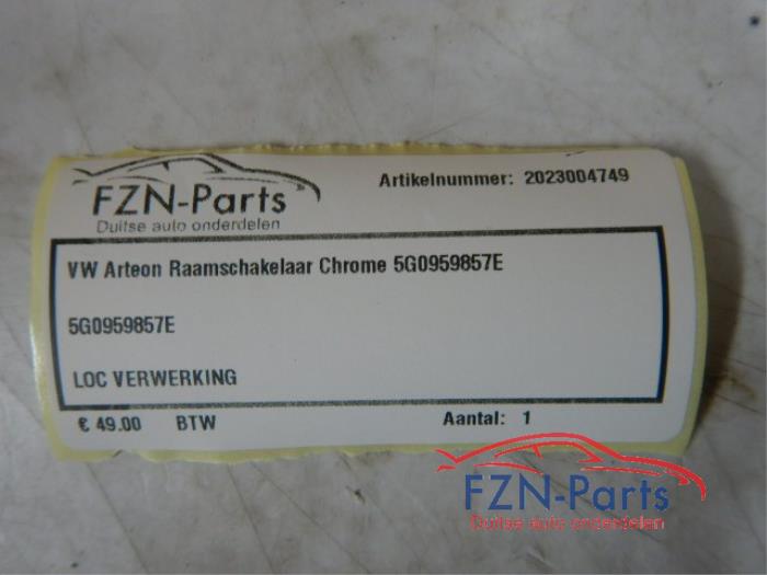 VW Arteon Raamschakelaar Chrome