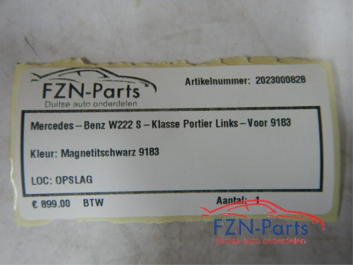 Portier 4Deurs links-voor Mercedes S-Klasse (22723271)