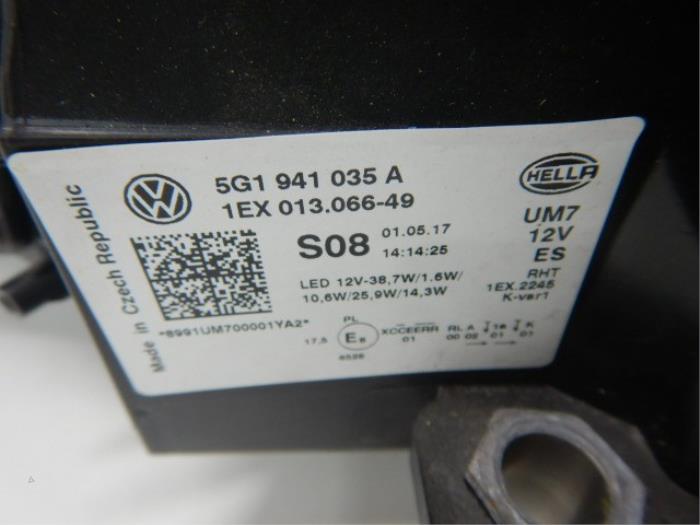 VW Golf 7 Facelift GTI VOLLED Koplamp links