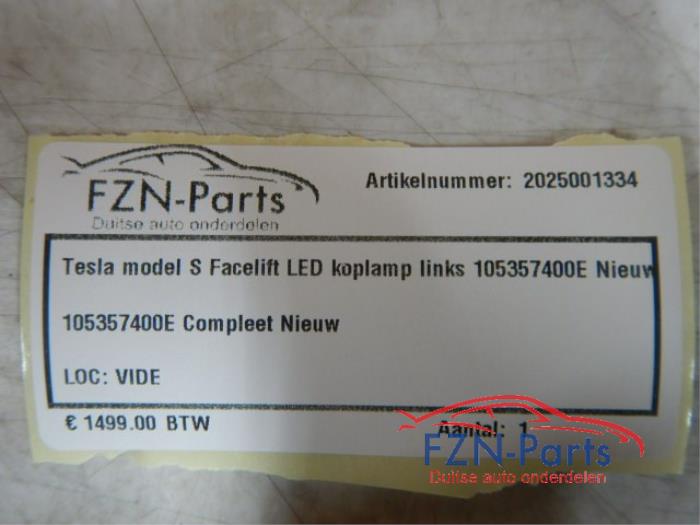 Tesla Model S Facelift LED Koplamp Links