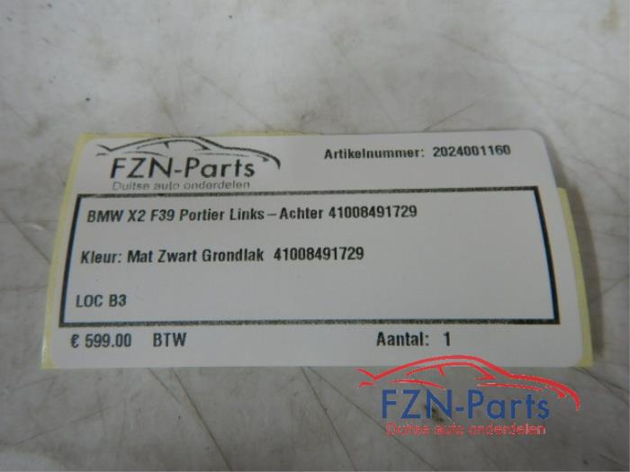 BMW X2 F39 Portier Links-achter