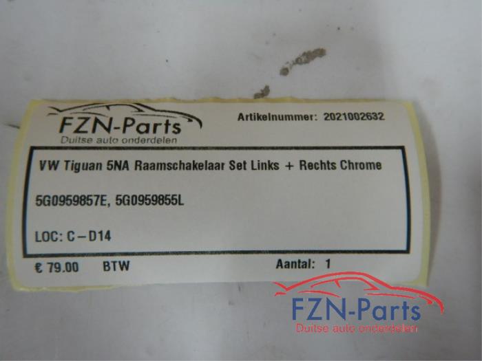 Elektrisch Raam Schakelaar Volkswagen Tiguan (22729150)