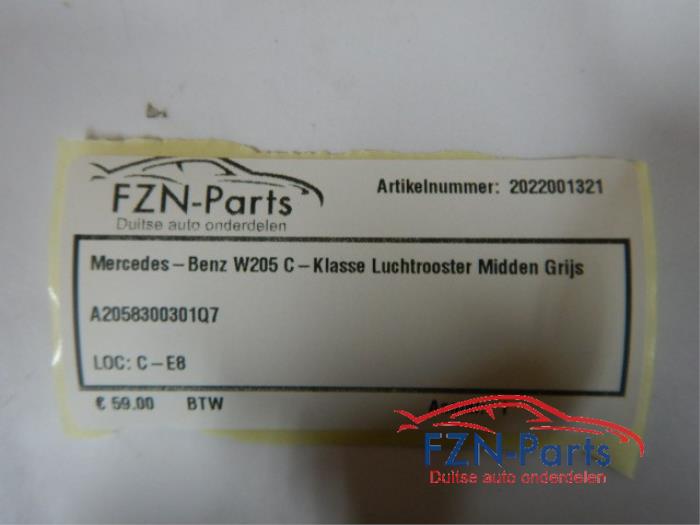Luchtrooster Dashboard Mercedes C-Klasse (22742093)