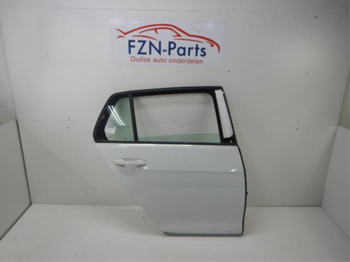 VW Golf 7 Portier Rechts-achter LC9A Pure white Kleur: LC9A Pure whiteportier deur wit rechts rechter achterzijde