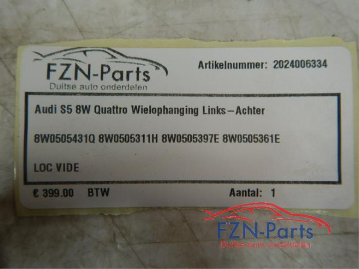 Wielophanging links-achter Audi A5 (22727439)