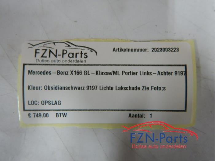 Portier 4Deurs links-achter Mercedes ML-Klasse (22740485)