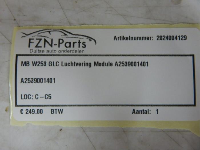 Luchtvering module Mercedes GLC-Klasse (22744435)