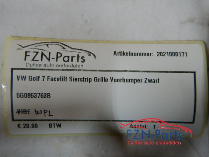 Grille Lijst Volkswagen Golf (22743573)
