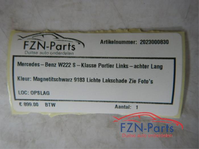 Portier 4Deurs links-achter Mercedes S-Klasse (22723591)