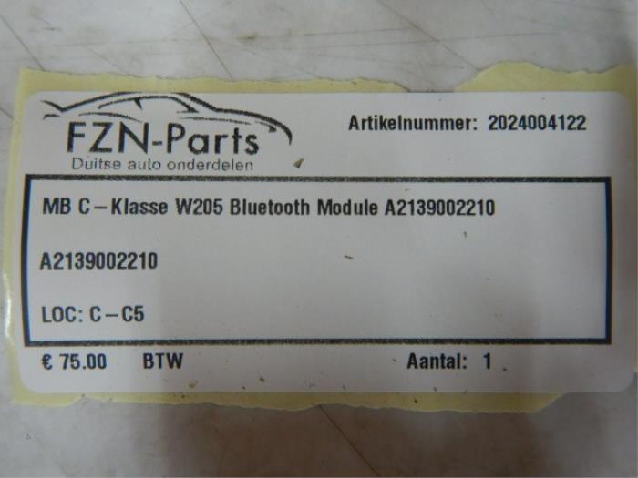 Mercedes-Benz C-Klasse W205 Bluetooth Module A