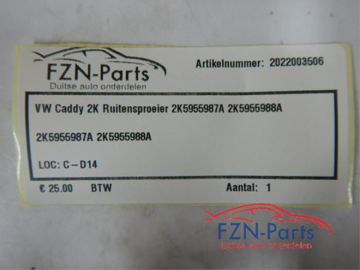 Ruitensproeier voor Volkswagen Caddy (22739249)