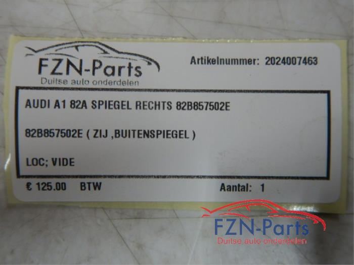 Audi A1 82A spiegel Rechts
