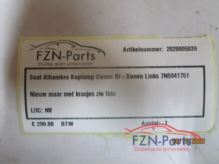 Koplamp links Seat Alhambra (22722032)