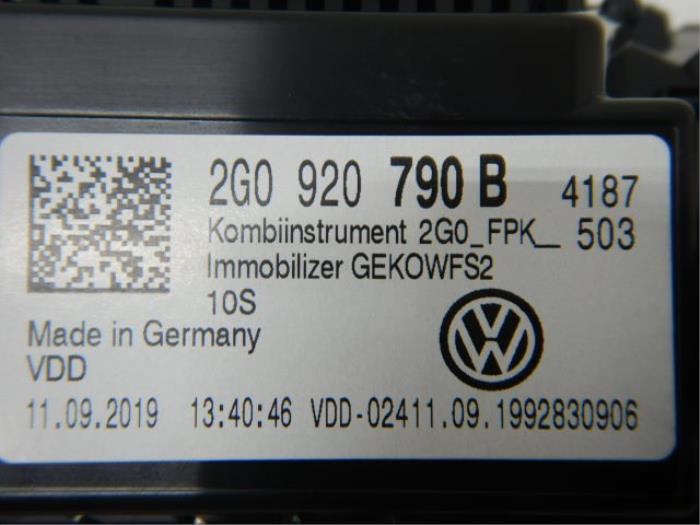 VW Polo 2G 3D-Teller Virtual Cockpit Digitale Tellerunit