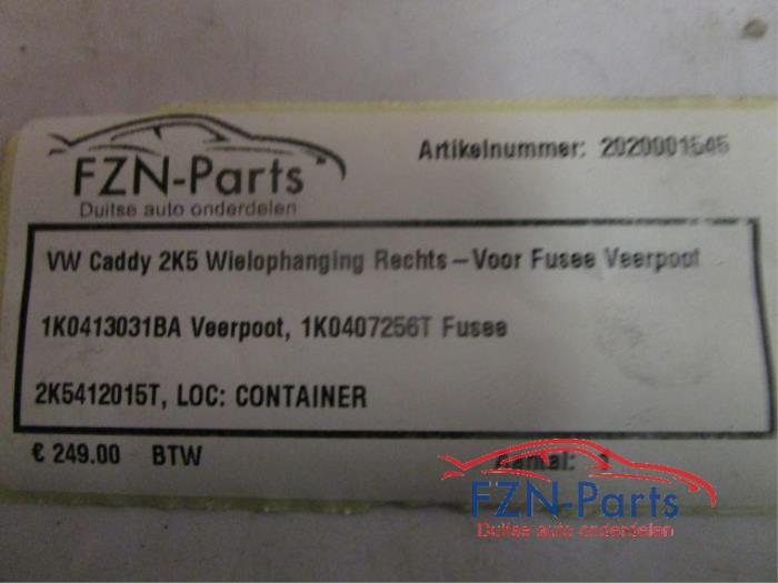 Wielophanging rechts-voor Volkswagen Caddy (22729714)