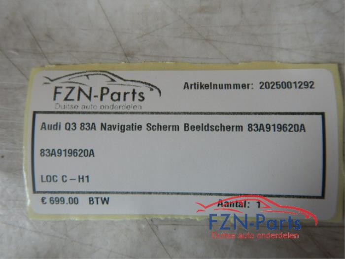 Audi Q3 83A Navigatie Scherm Beeldscherm