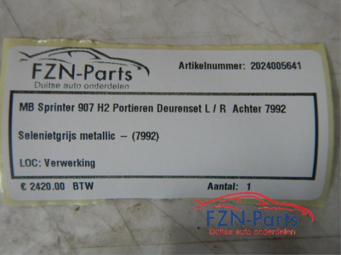 Achterdeur Bus-Bestelauto Mercedes Sprinter (22738958)