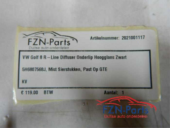 Diffuser achterbumper Volkswagen Golf (22727027)
