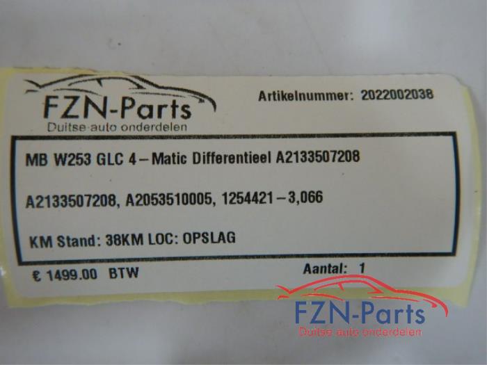 Differentieel achter Mercedes GLC-Klasse (22733836)