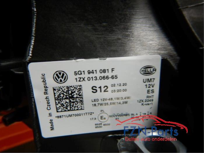 VW Golf 7 GTE Facelift VOLLED Koplamp Links NIEUW